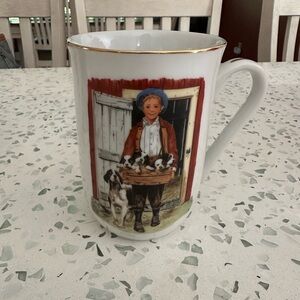 Norman Rockwell “Puppy Love” Mug
